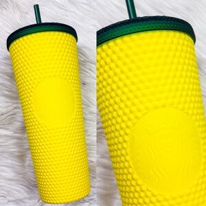 Starbucks Hawaii Pineapple Studded Venti Tumbler Cup NEW Yellow Green Exclusive